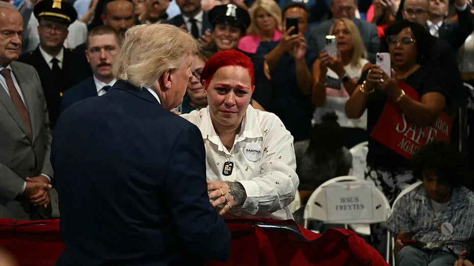 Donald Trump Halts Speech to Console Parents of Slain Bronx Child