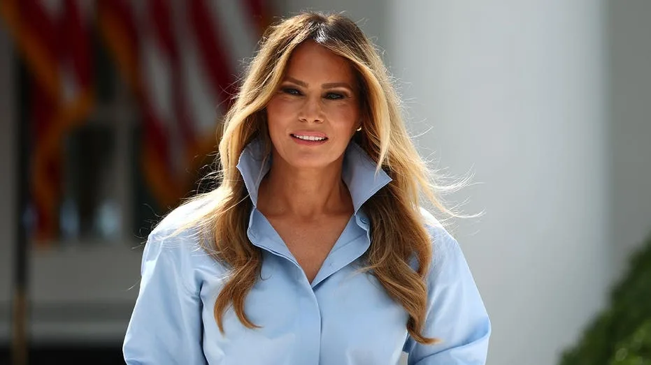 Melania Trump Returns to Rose Garden, Announces Fostering the Future Expansion Alongside Patriotic IndyCar