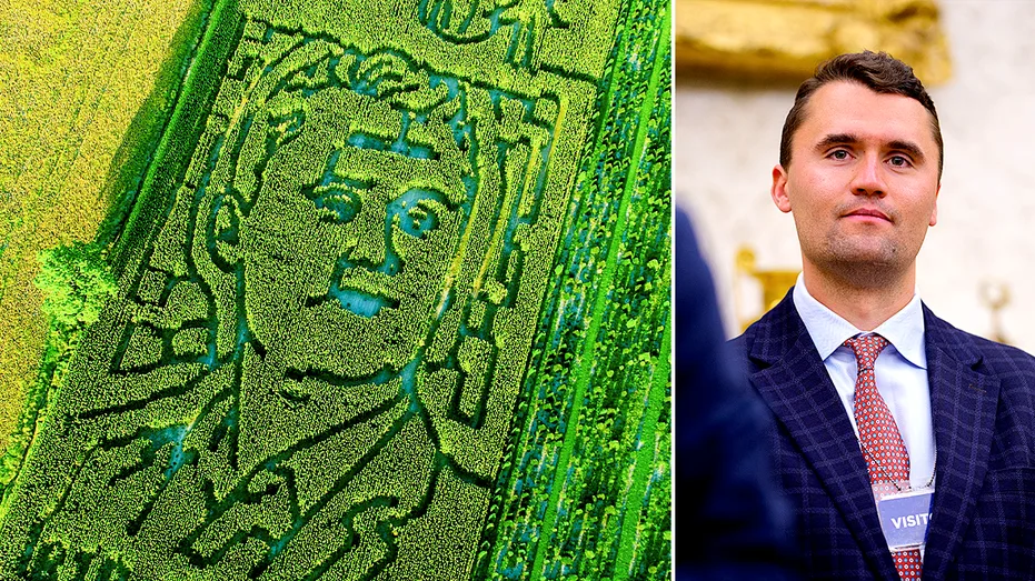Indiana Farm's Charlie Kirk Corn Maze Sparks Community Backlash